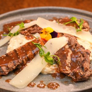 Risotto Yatağında Dana Bonfile